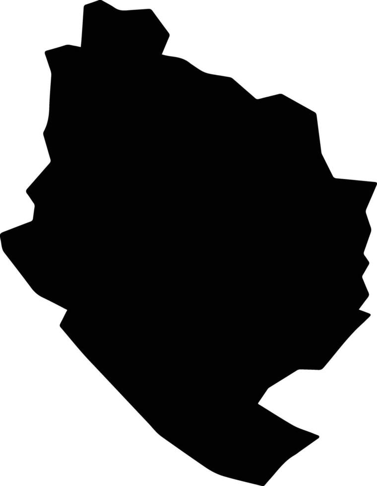 Polzela Slovenia silhouette map vector