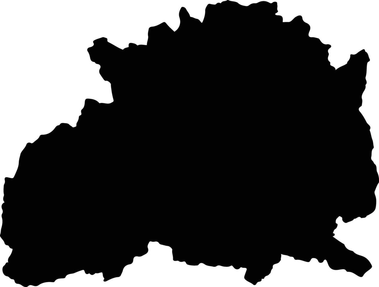 Pong Thailand silhouette map vector