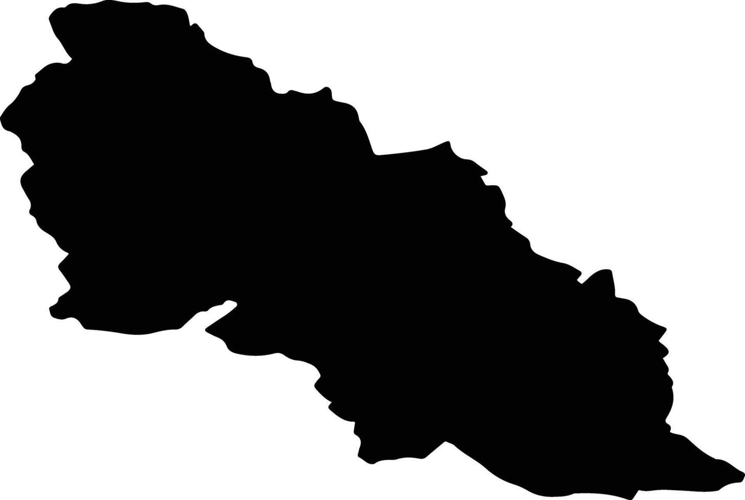 PONOARELE Romania silhouette map vector