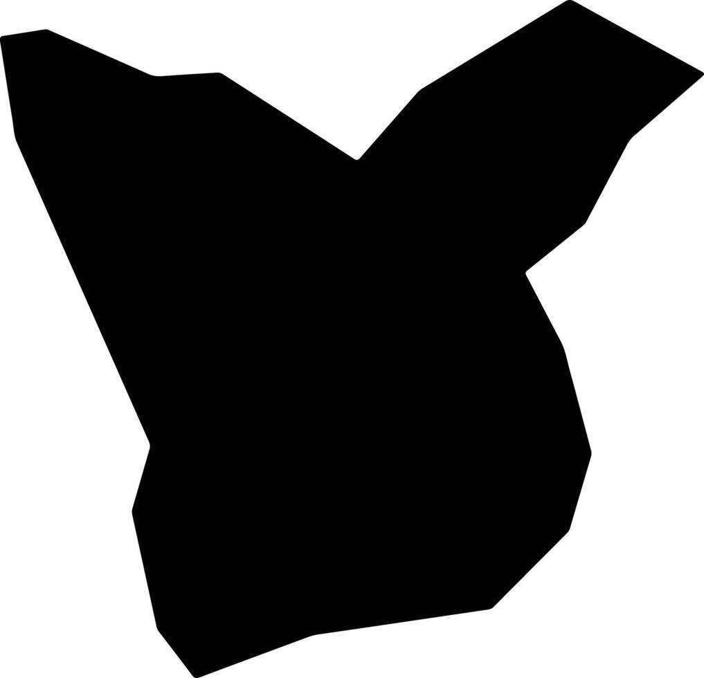 Pontal Brazil silhouette map vector