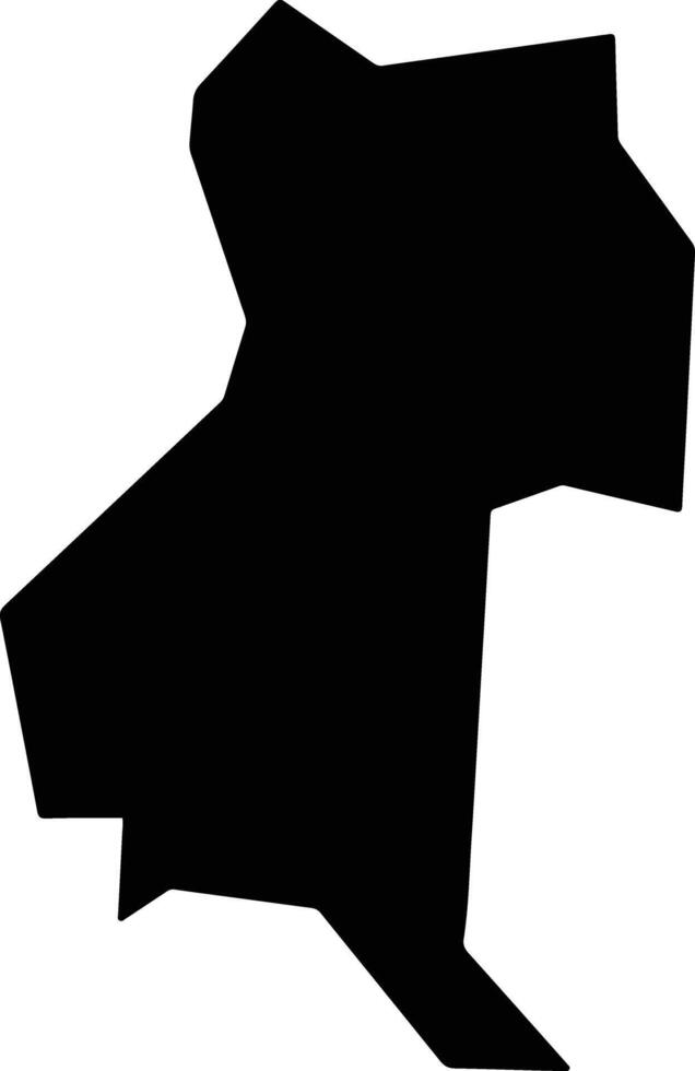 Ponto Belo Brazil silhouette map vector