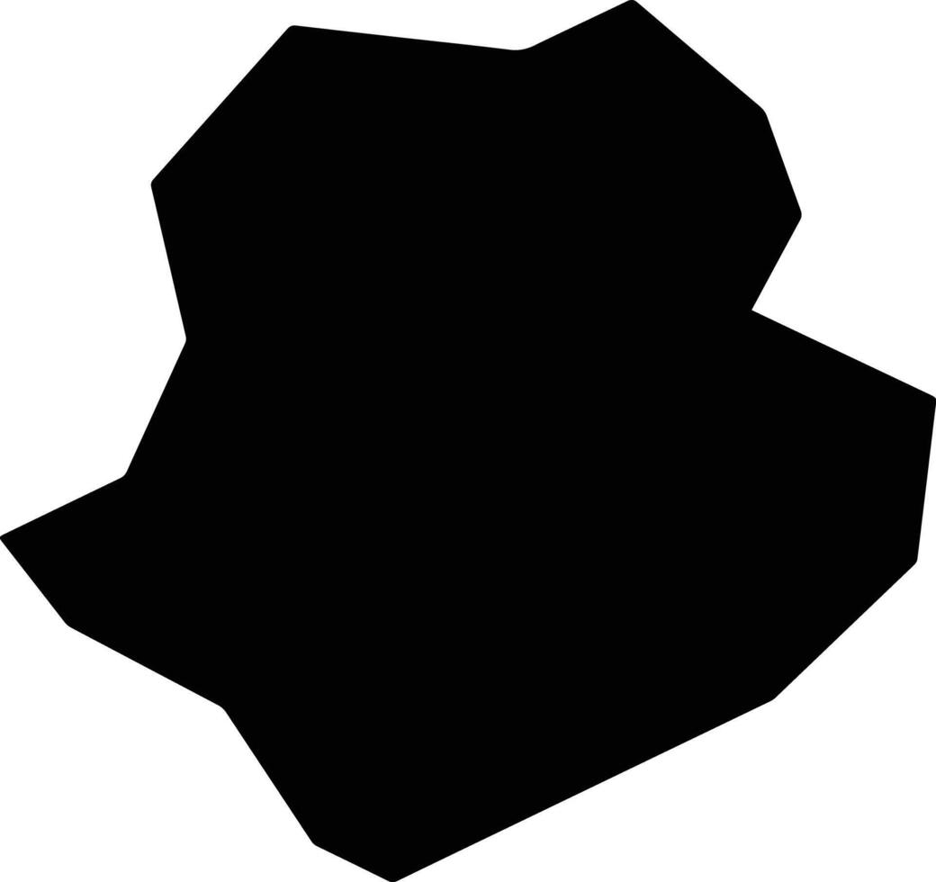 Porangaba Brazil silhouette map vector