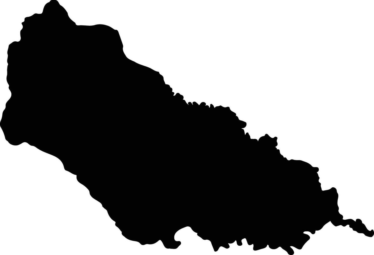 Pore Colombia silhouette map vector
