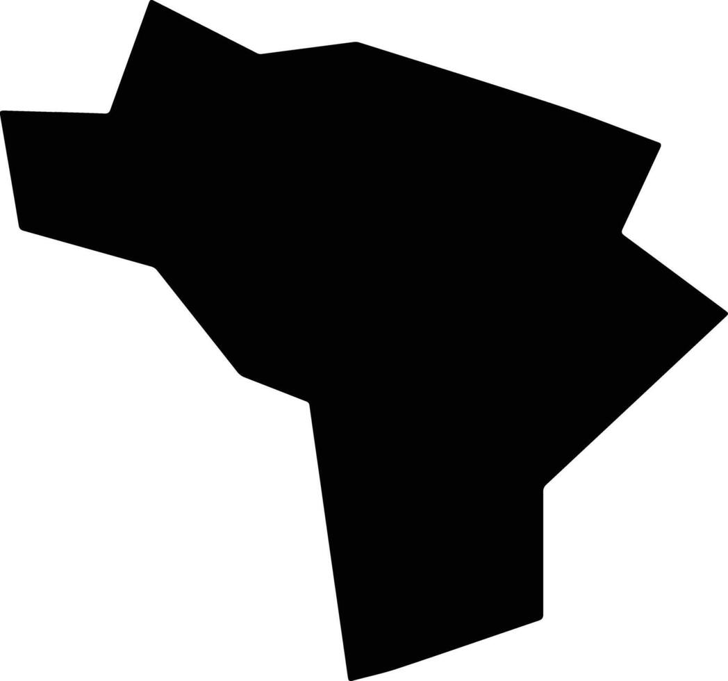 Potami Cyprus silhouette map vector