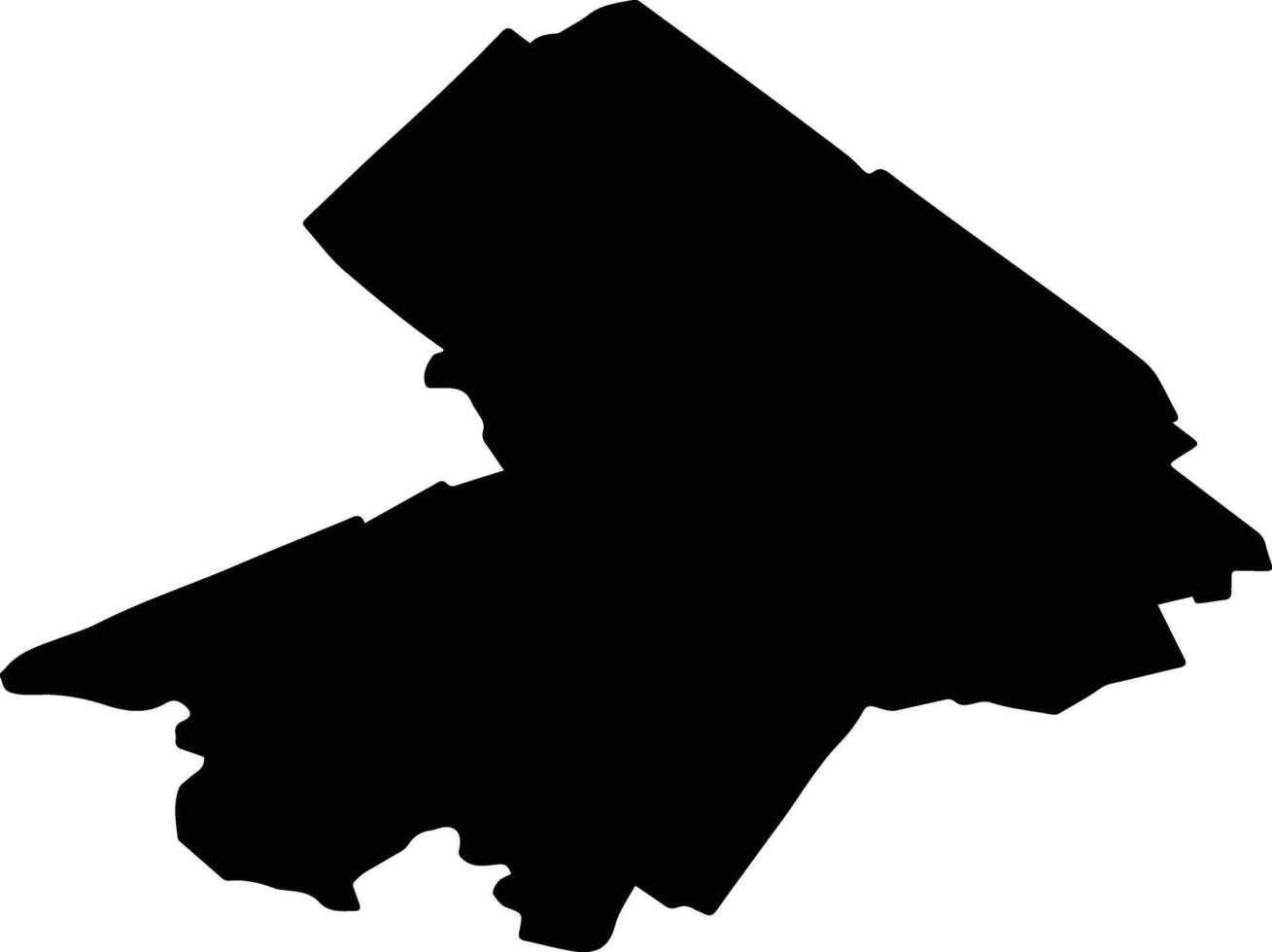 POTLOGI Romania silhouette map vector