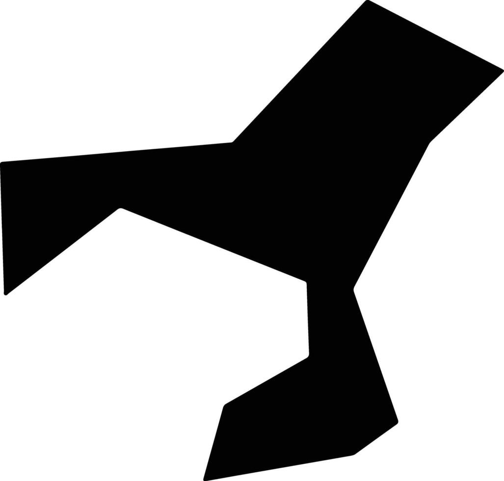 Praitori Cyprus silhouette map vector