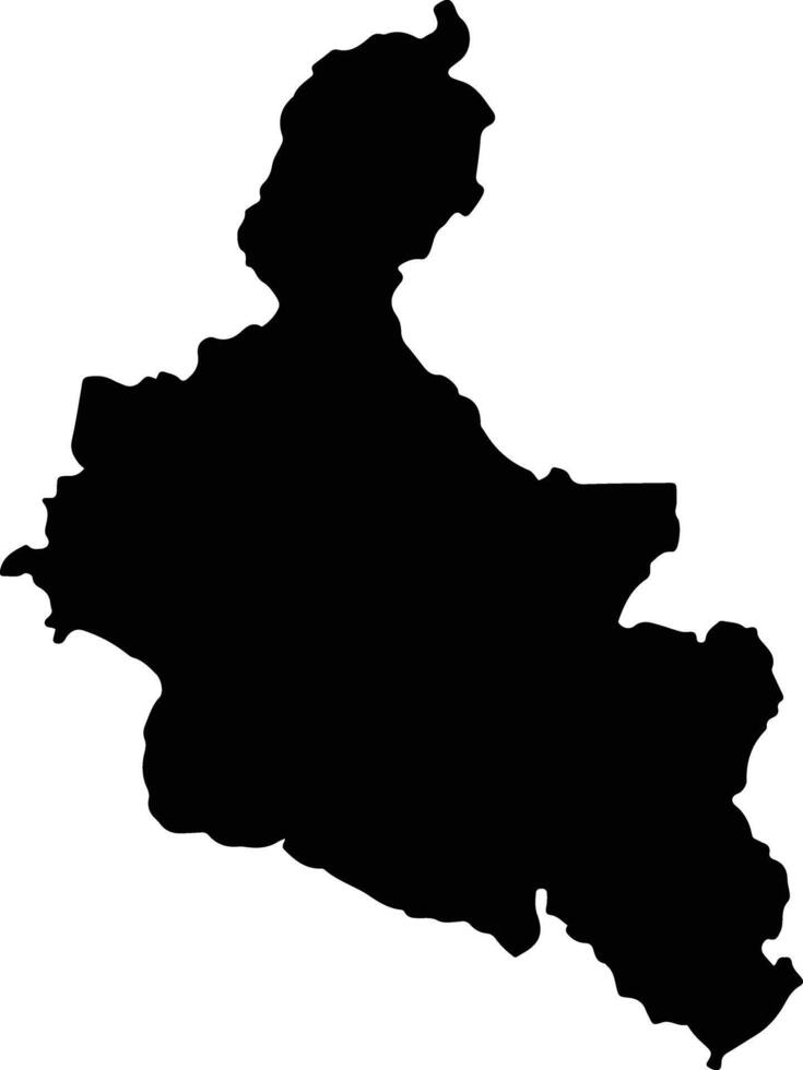 Presidente Figueiredo Brazil silhouette map vector