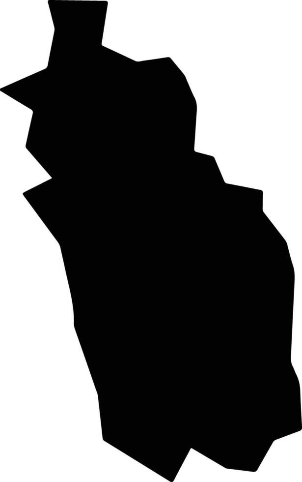 Presidente Juscelino Brazil silhouette map vector