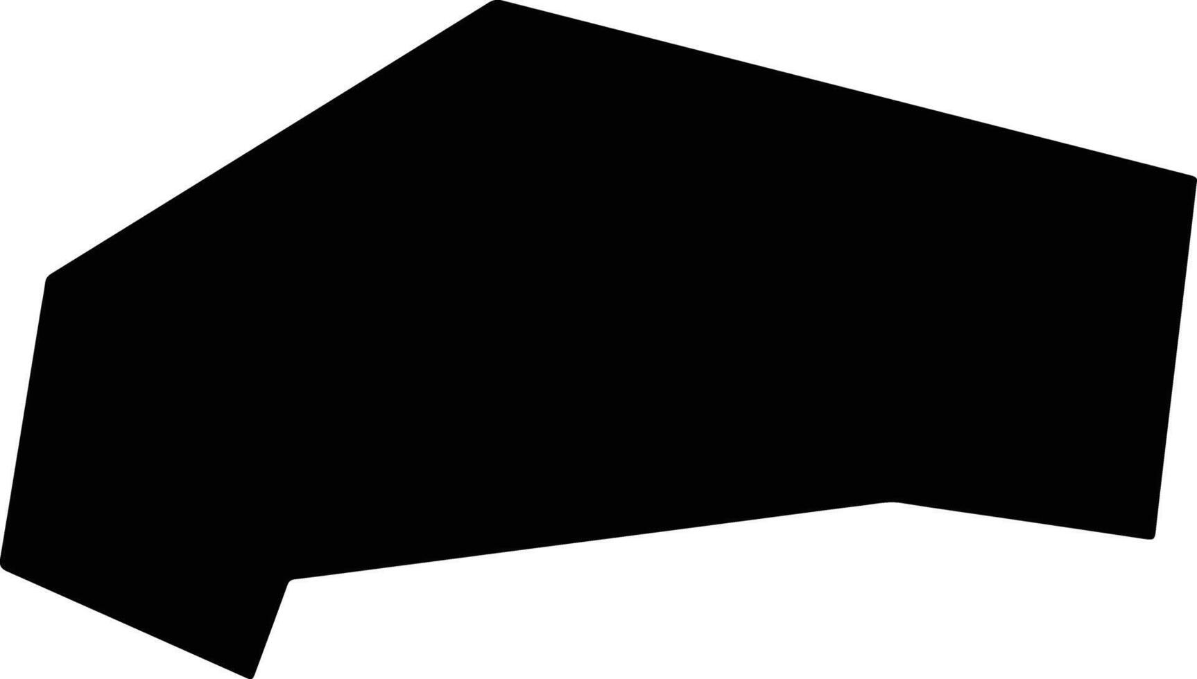 Presidente Lucena Brazil silhouette map vector
