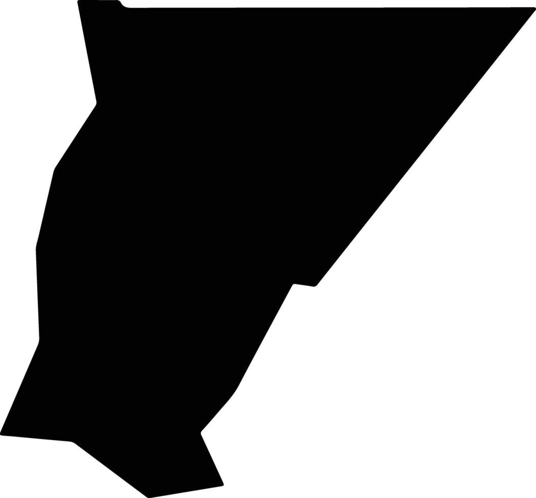 Presidente Vargas Brazil silhouette map vector