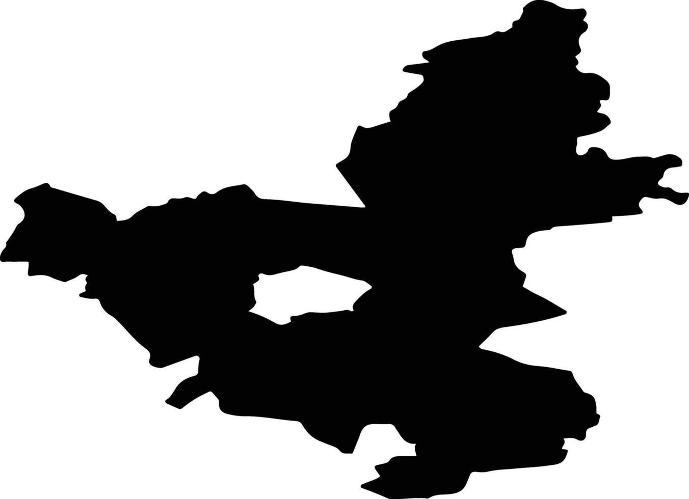 Priekules pag Latvia silhouette map vector