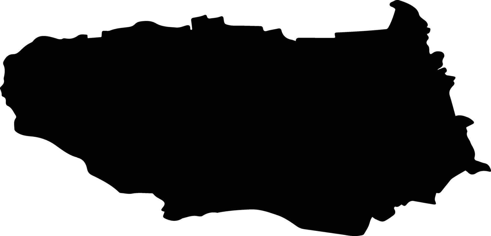 REMETEA Romania silhouette map vector