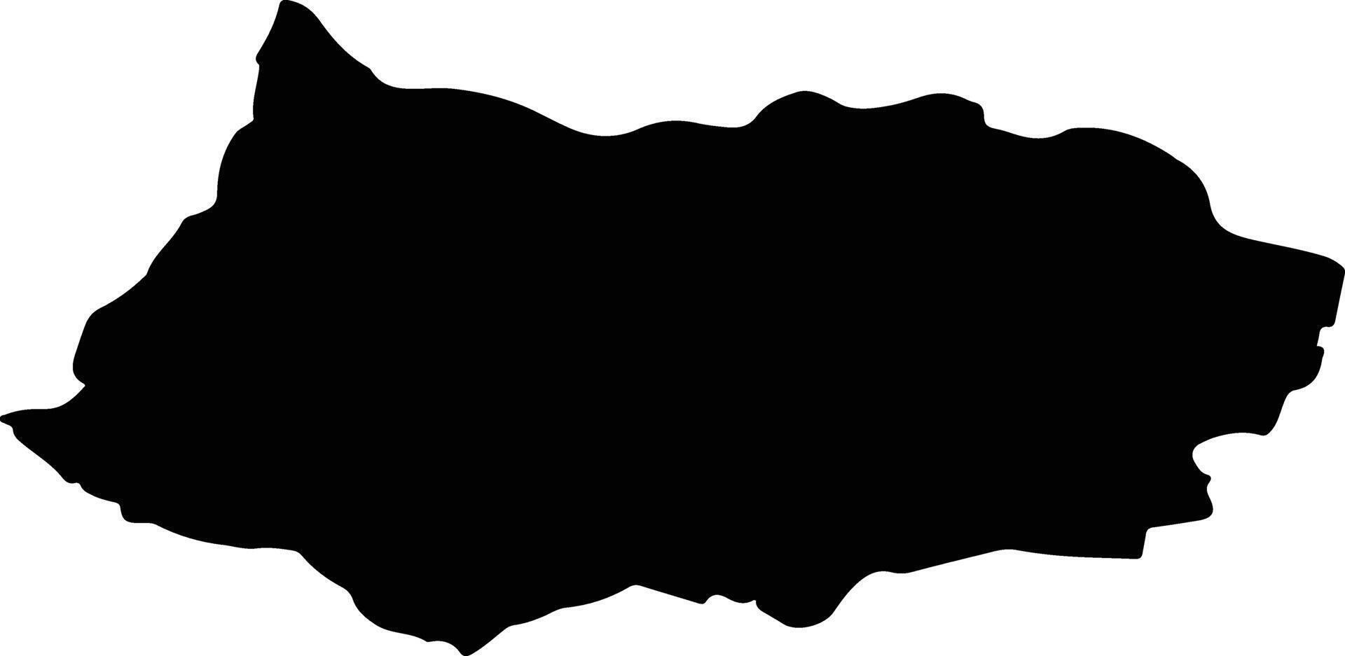 REMETI Romania silhouette map vector