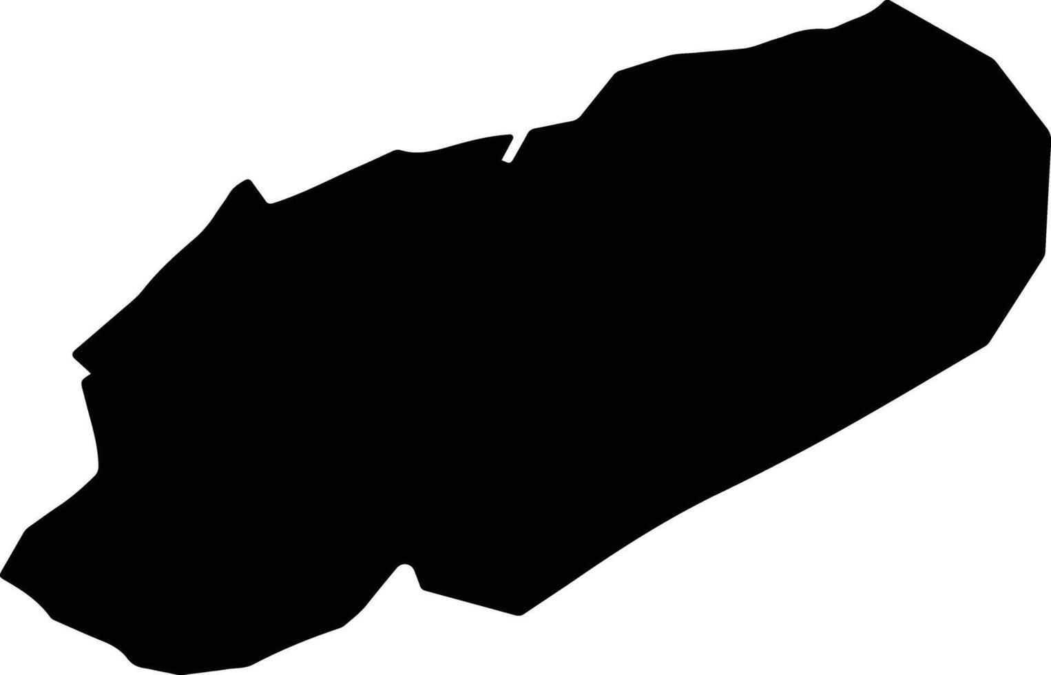 Remich Luxembourg silhouette map vector