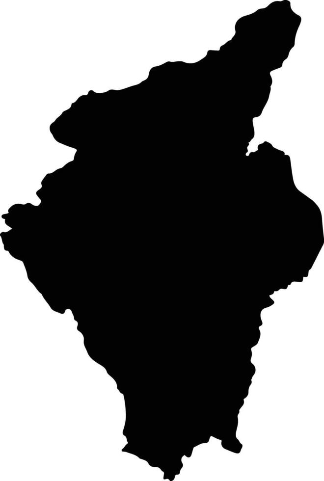 Renacimiento Panama silhouette map vector
