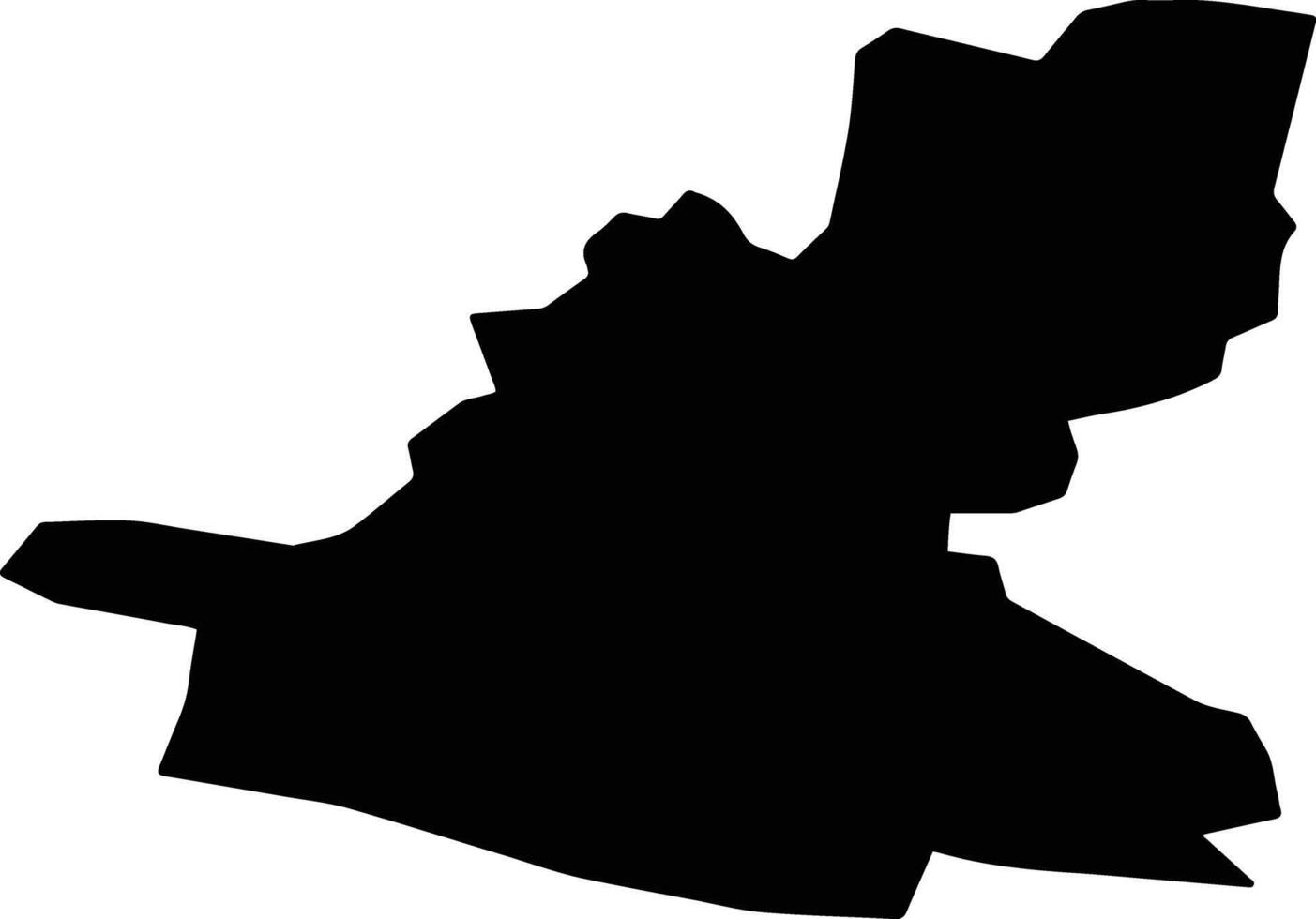 Rence Vogrsko Slovenia silhouette map vector