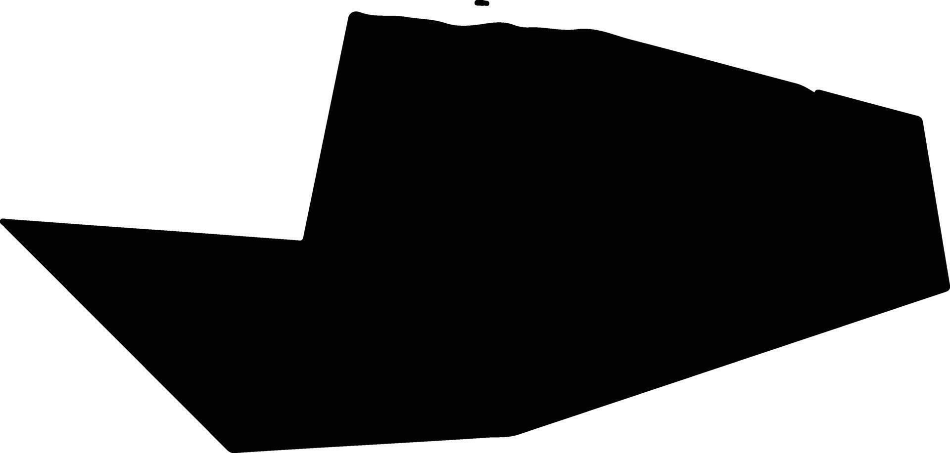 Renfrewshire United Kingdom silhouette map vector