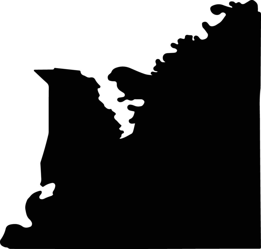 Renmark Paringa Australia silhouette map vector