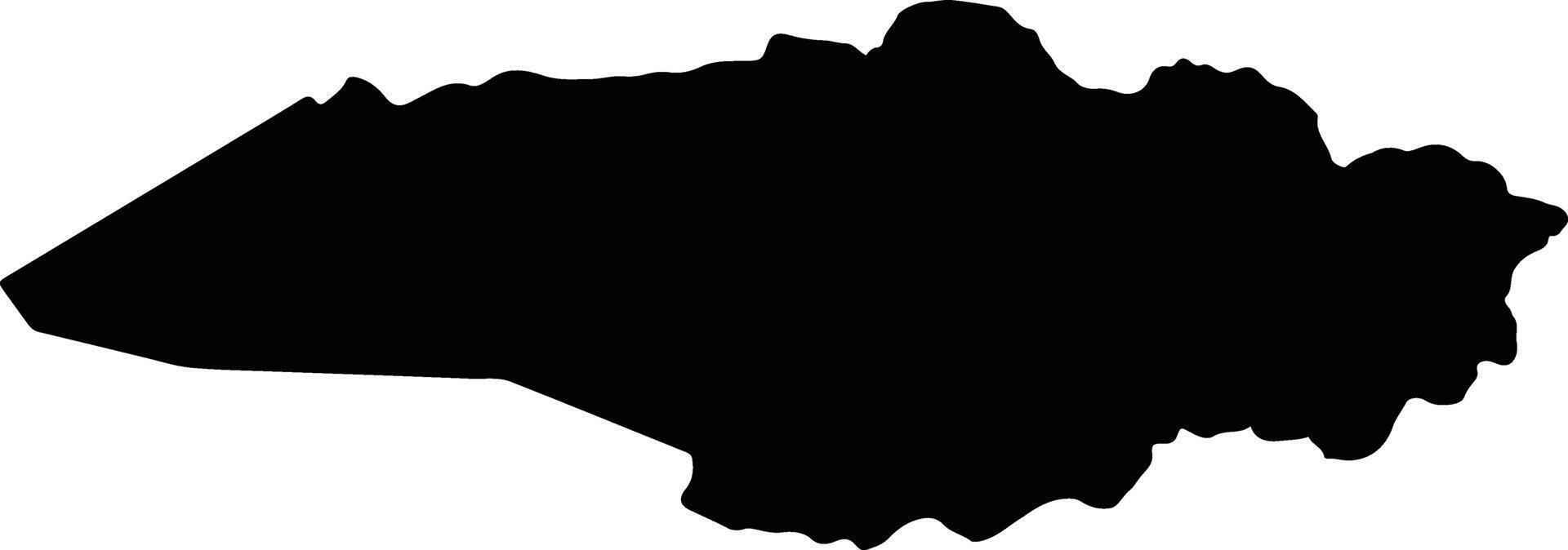 Repatriacion Paraguay silhouette map vector