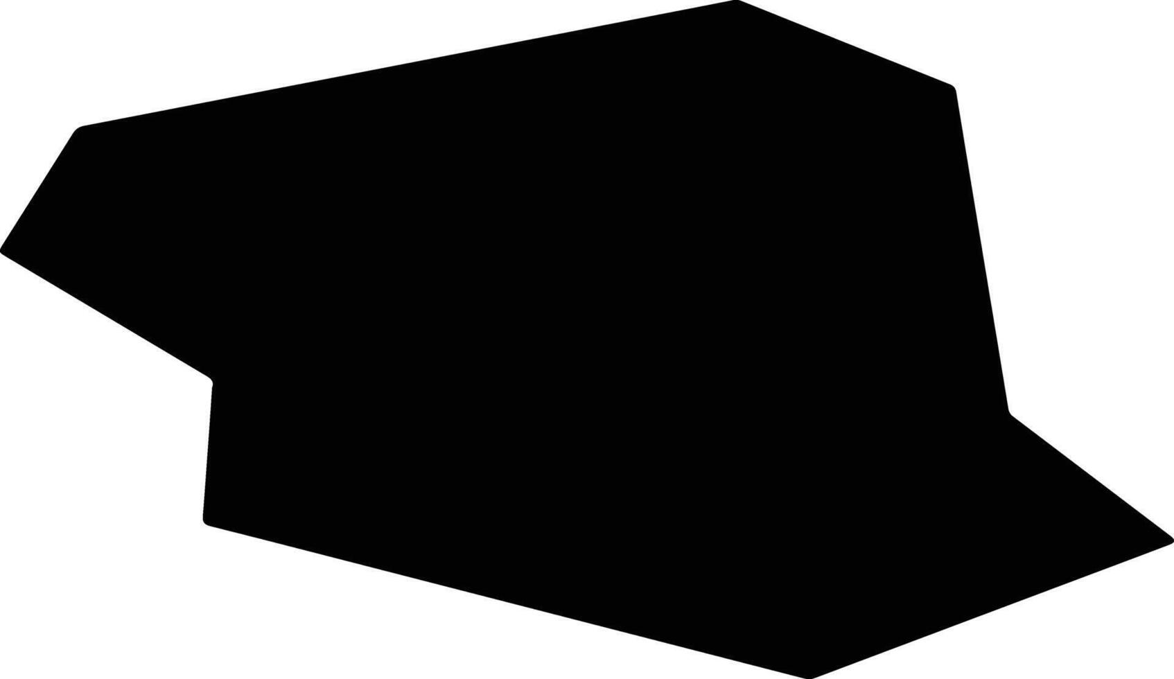Ringsted Denmark silhouette map vector