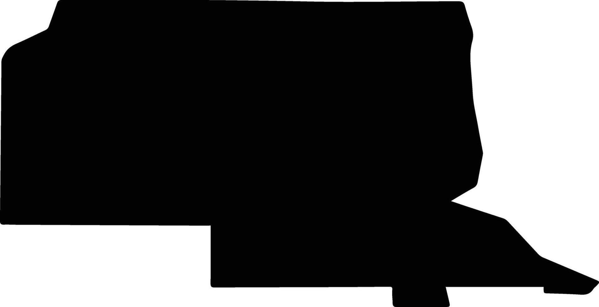 Rio Arriba United States silhouette map vector