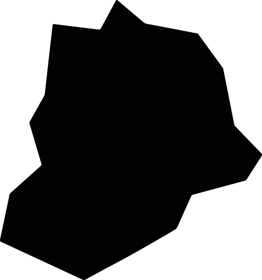 Rio Bom Brazil silhouette map vector