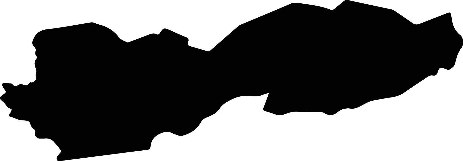Rodrigues Alves Brazil silhouette map vector