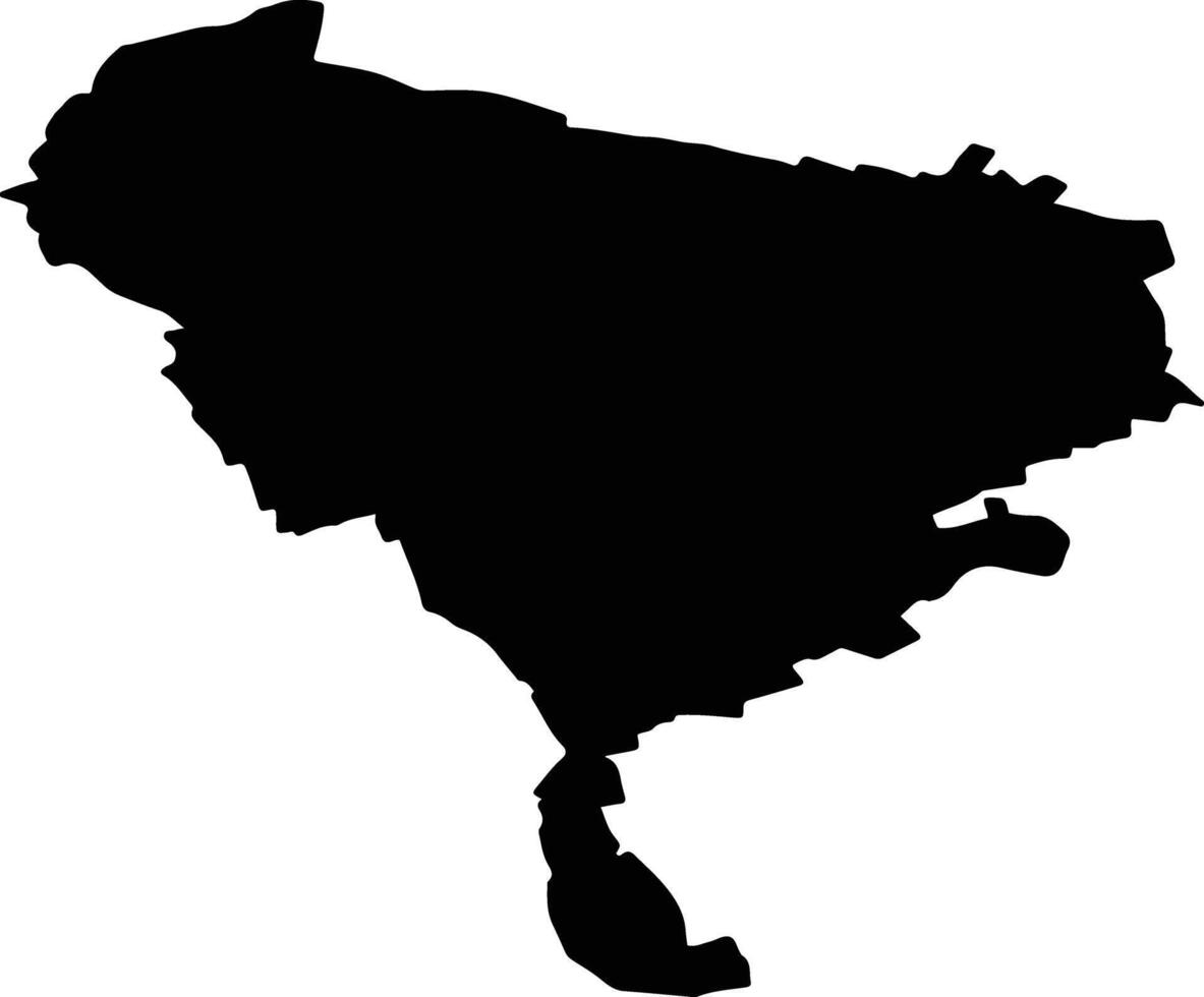 Roeser Luxembourg silhouette map vector