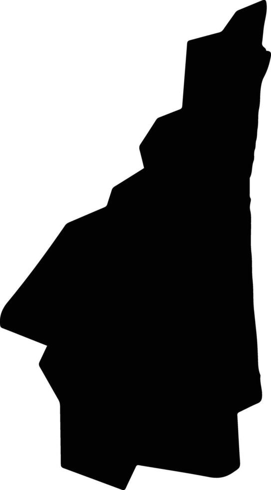 Rokkasho Japan silhouette map vector