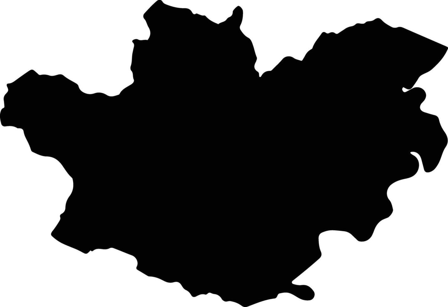 Roldanillo Colombia silhouette map vector