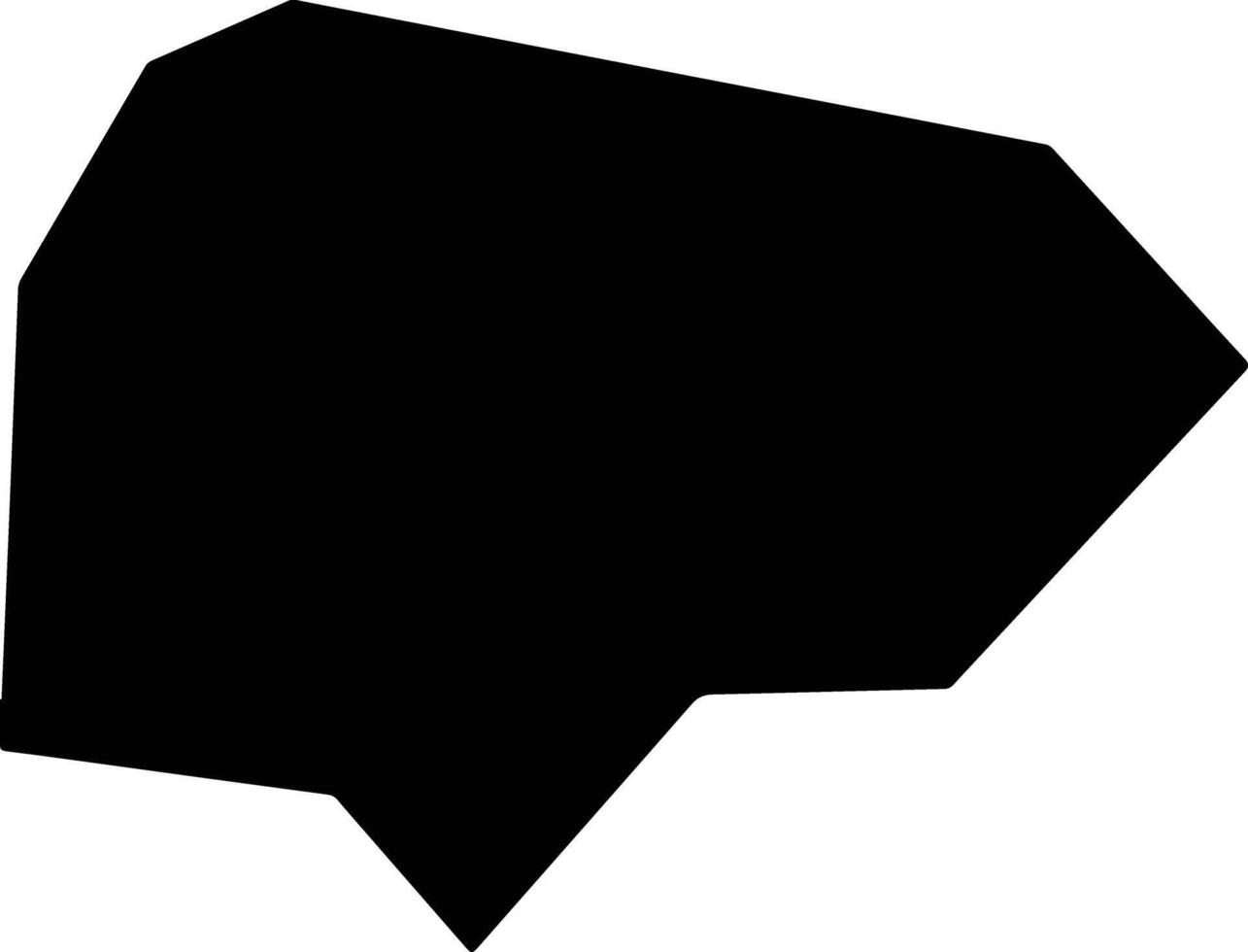 Rolpa Nepal silhouette map vector