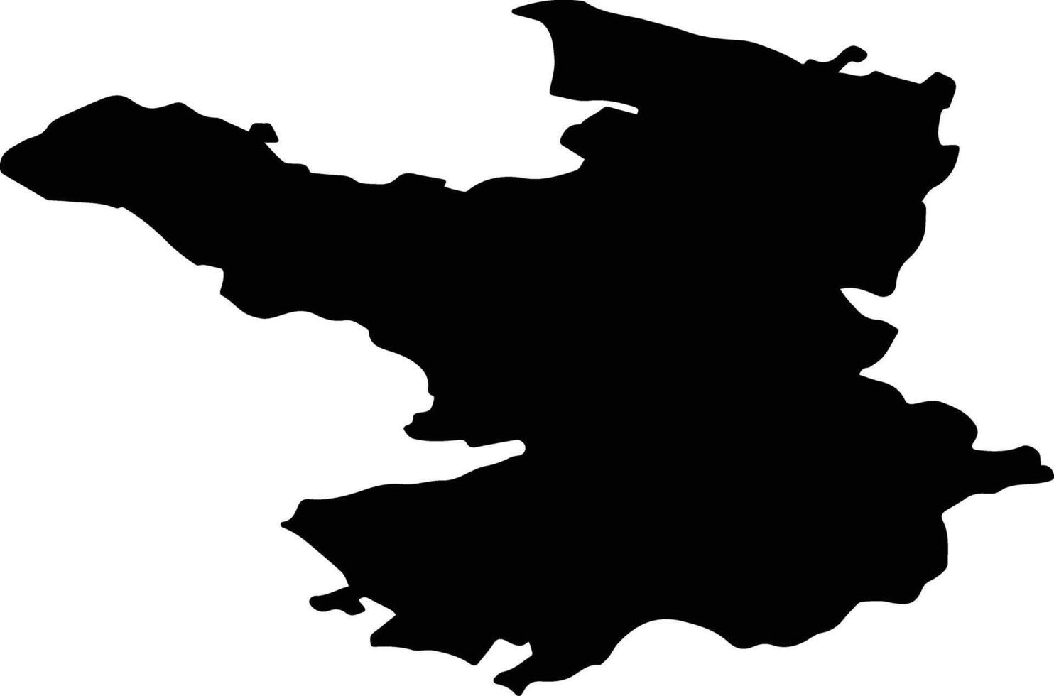 ROMANASI Romania silhouette map vector