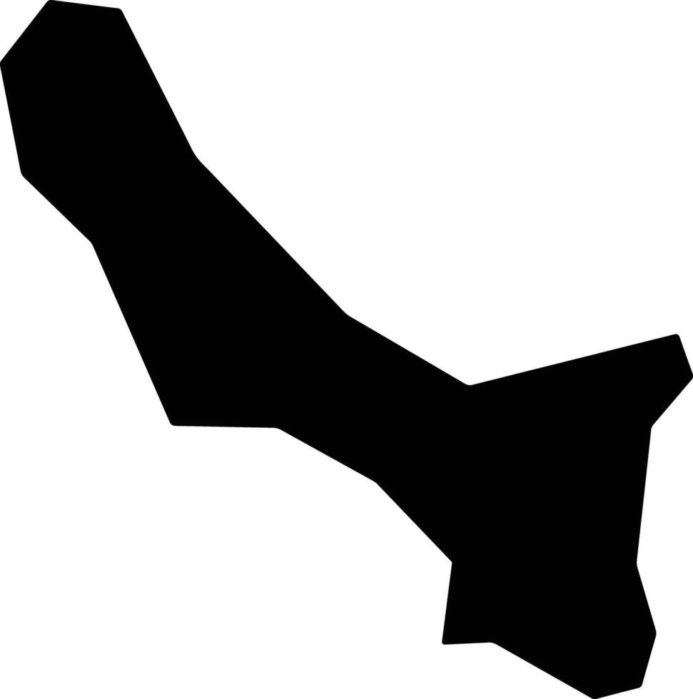 Rukha Afghanistan silhouette map vector