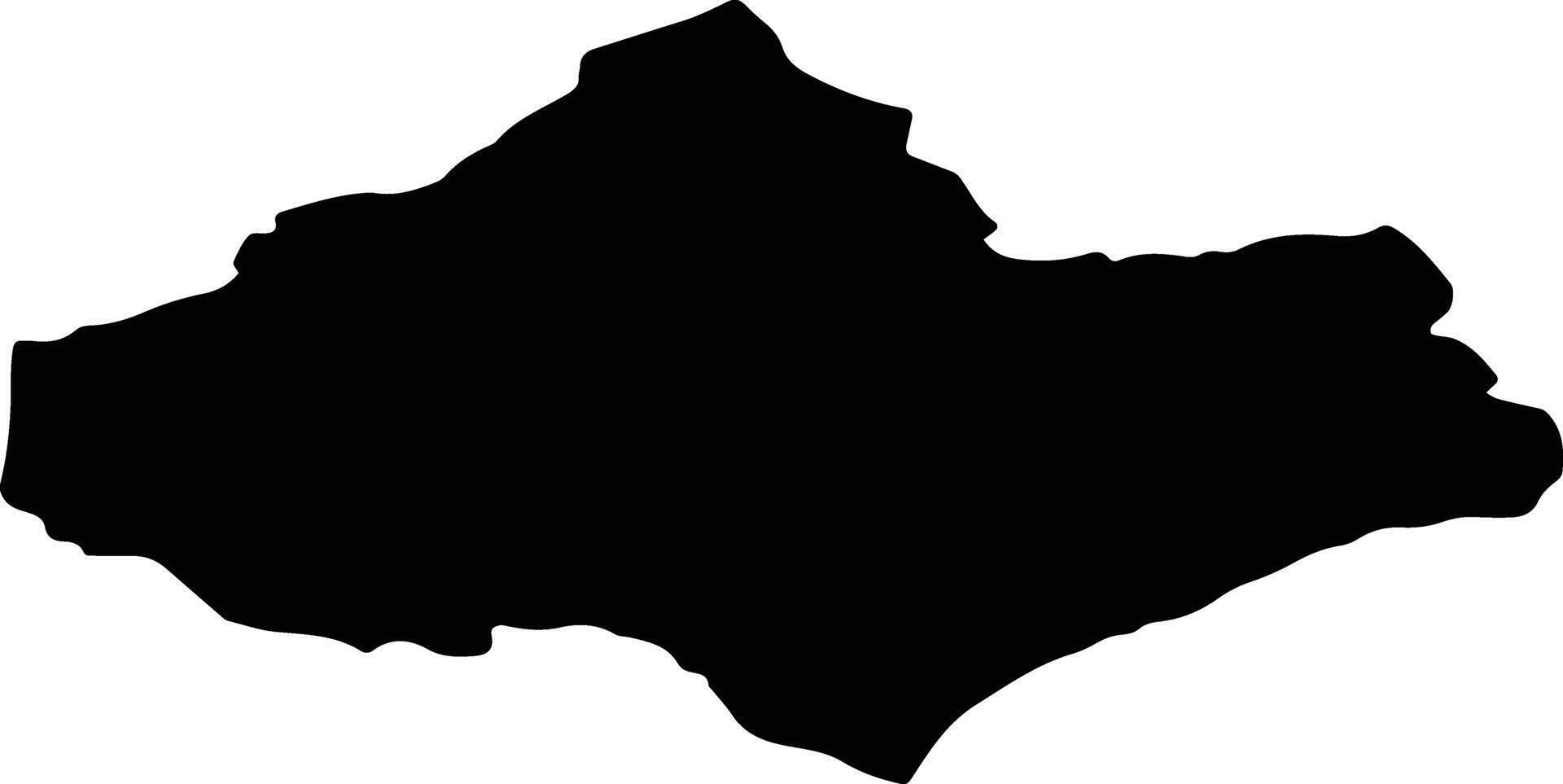 RUSCOVA Romania silhouette map vector