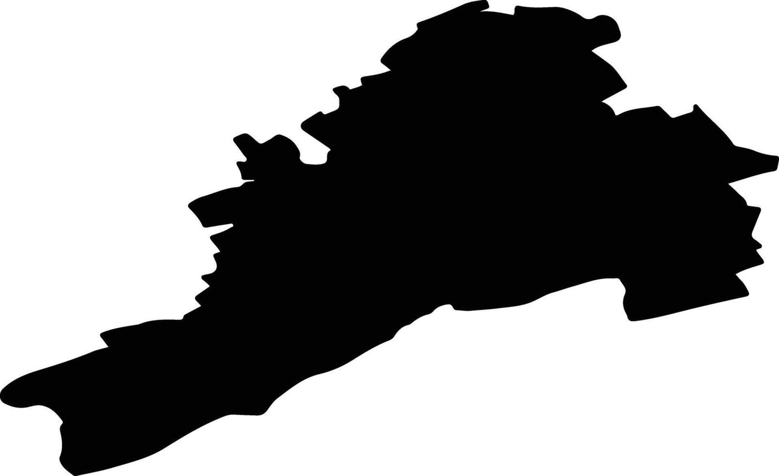 Saeul Luxembourg silhouette map vector