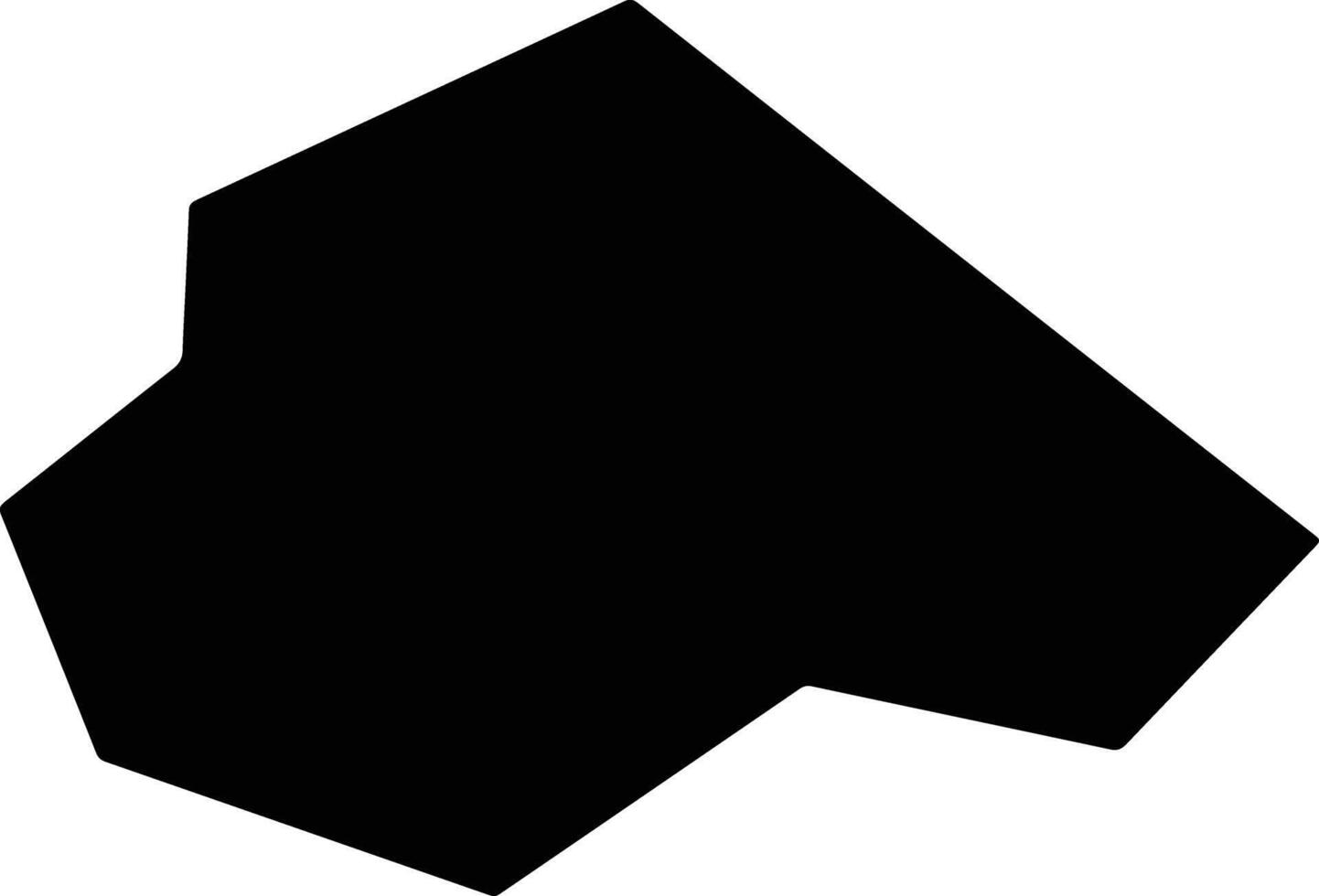 Safi Malta silhouette map vector