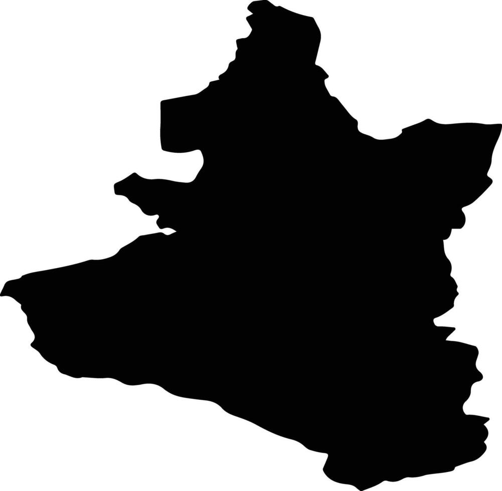 SAG Romania silhouette map vector