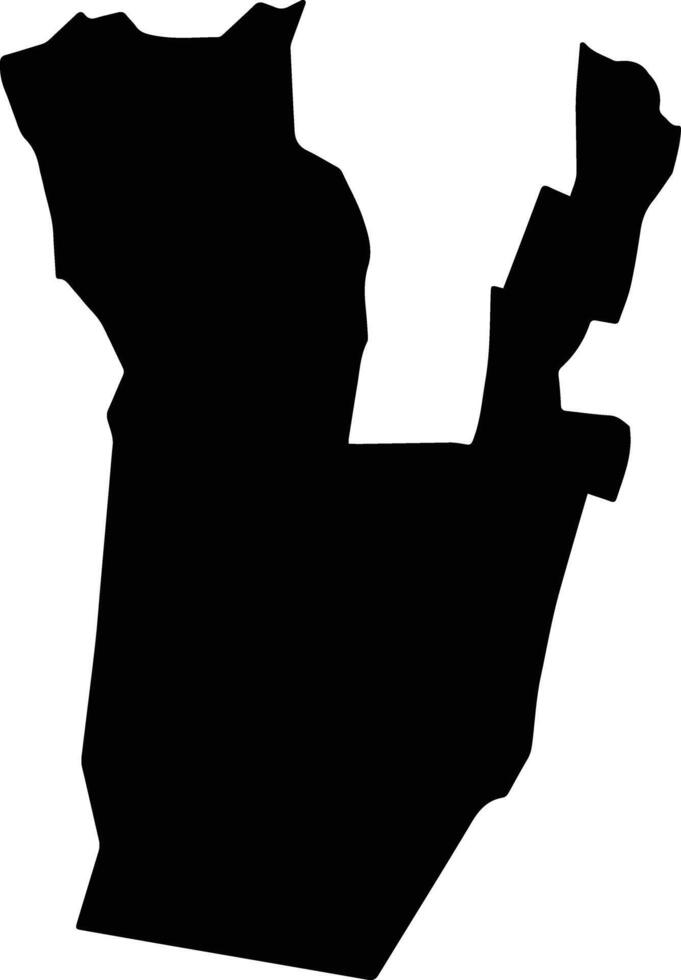 Sagaga le Falefa Samoa silhouette map vector