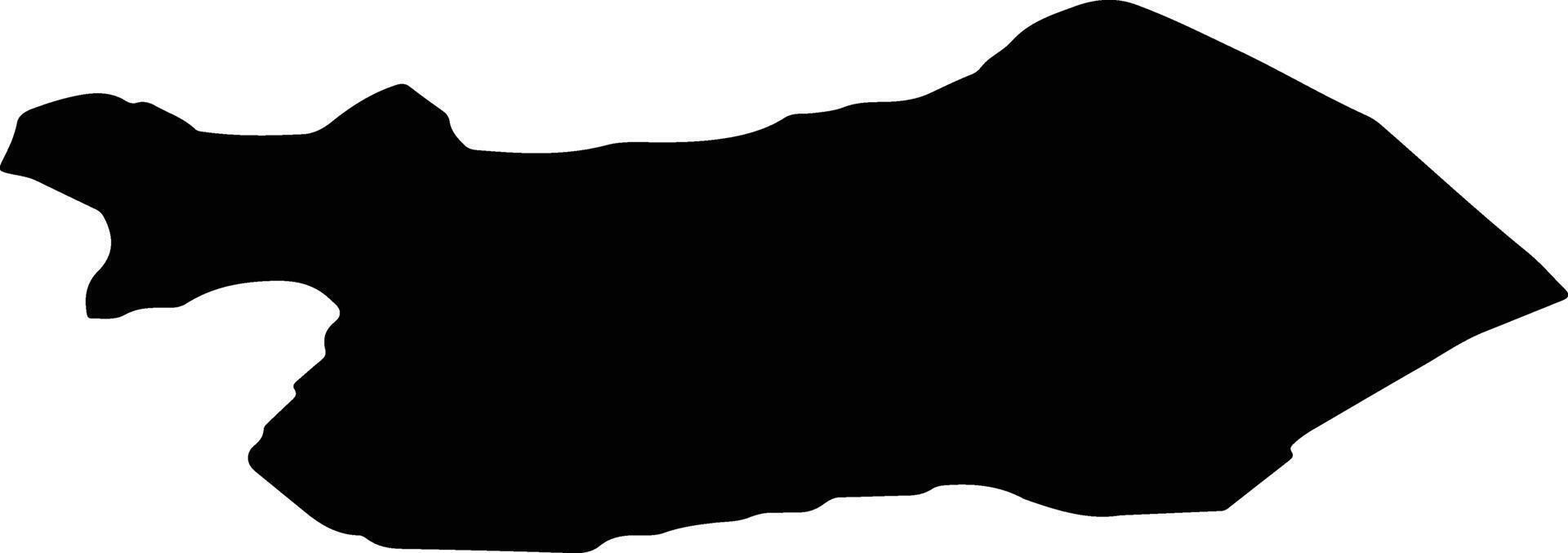 Sahab Jordan silhouette map vector