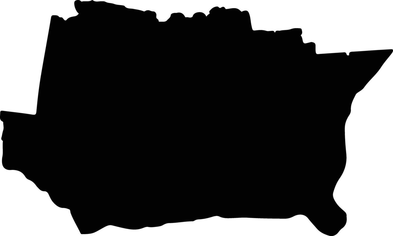 Sai Ngam Thailand silhouette map vector
