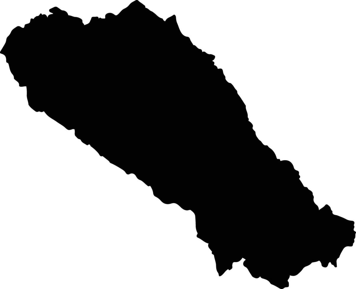 Sai Yok Thailand silhouette map vector
