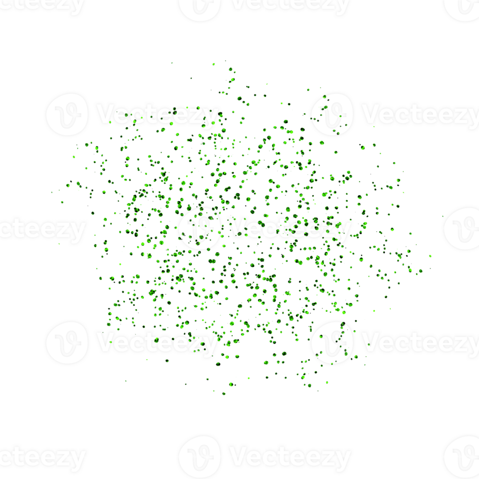 Abstract green paint splatter texture png