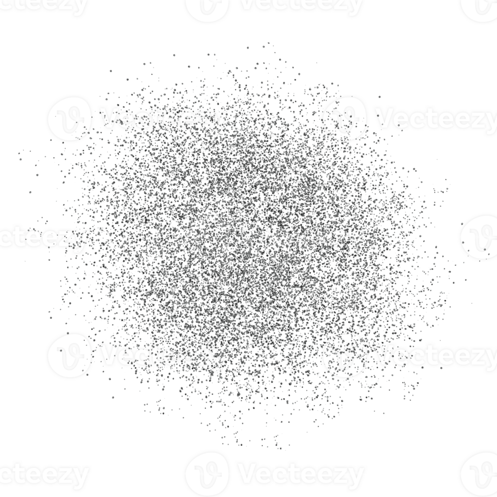 Particle spray grunge effect texture png