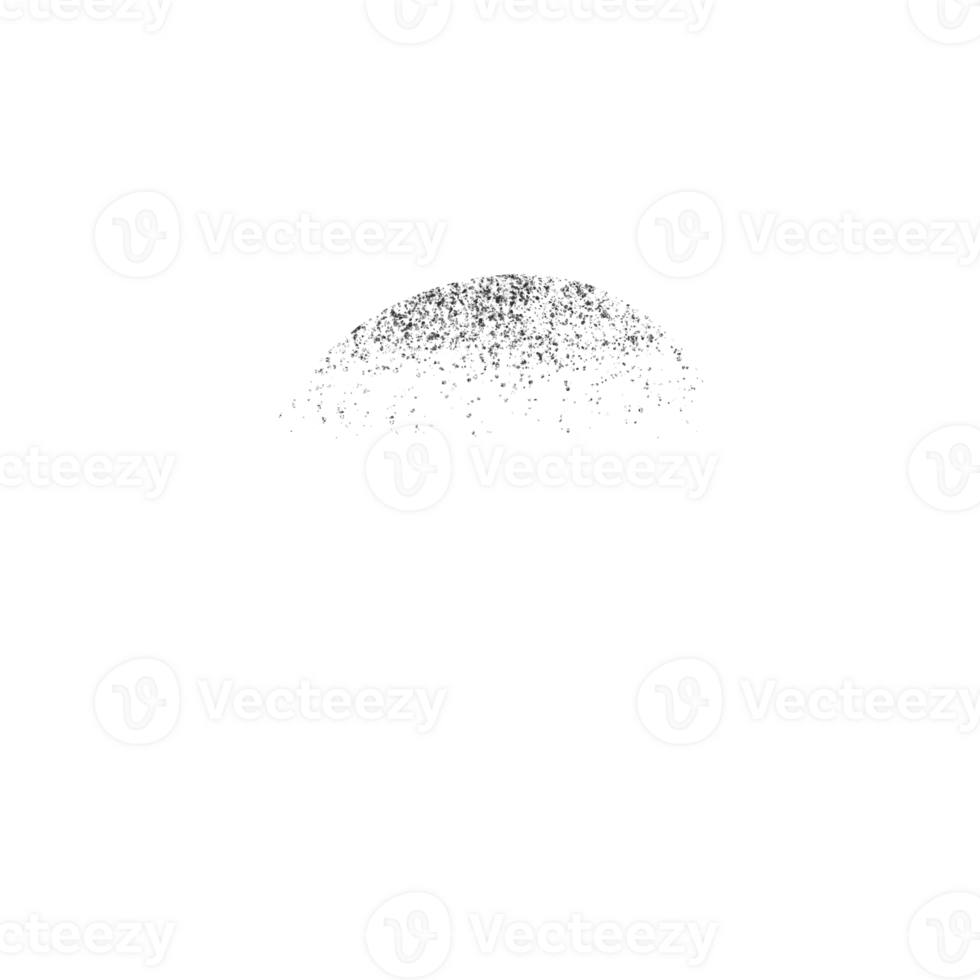 Abstract grunge particles scattering effect png