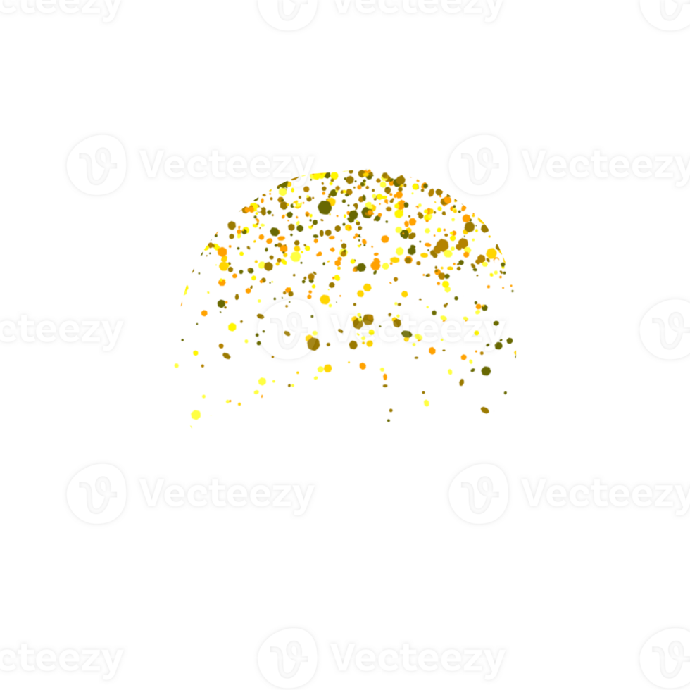 Vibrant scattered dots graphic element png