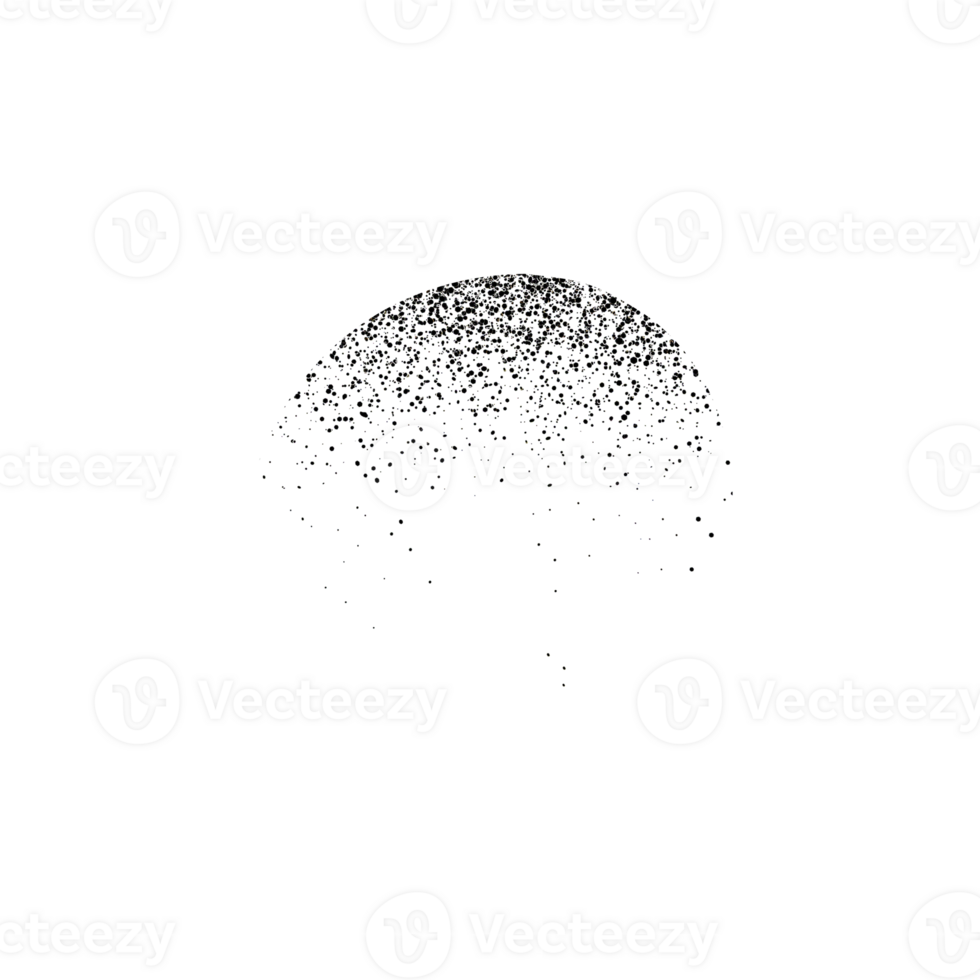 Black particle effect texture element png