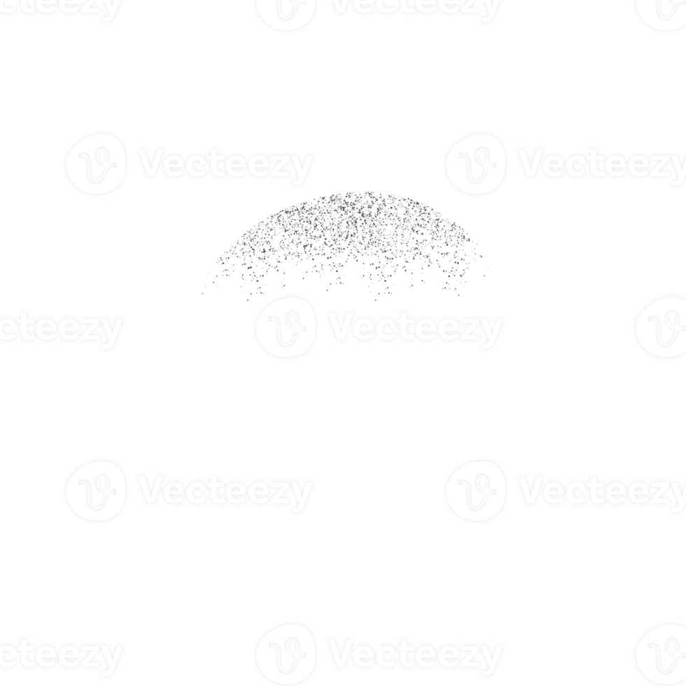 Abstract curved particles pattern png