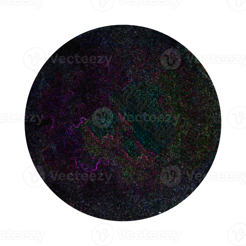 Abstract colorful swirling lines create a complex digital network pattern png