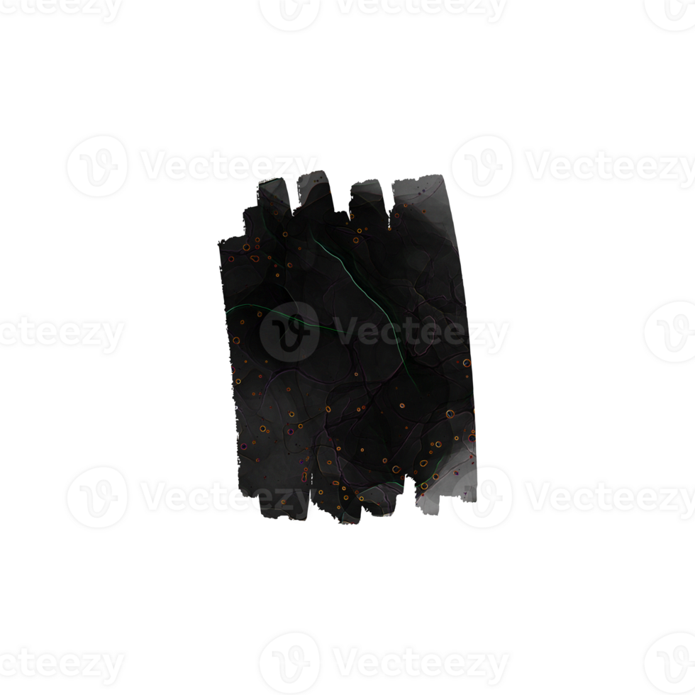 Abstract dark fluid art texture with colorful ring details png