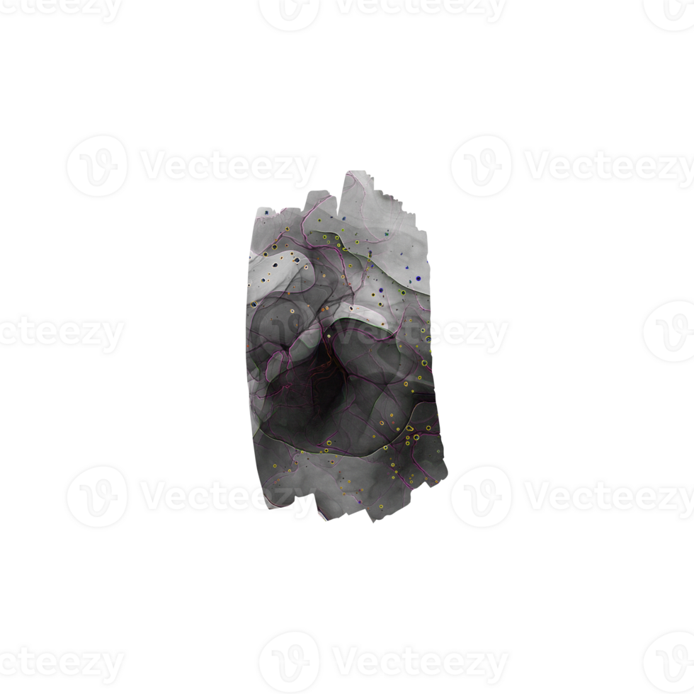 Abstract gray fluid pattern with colorful dots png